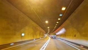 Im Lermooser Tunnel (Archivbild) kam es zu dem Unfall. (Bild: Hubert Rauth)