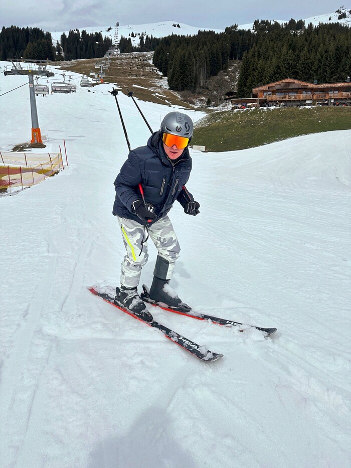 Genius on skis: Knossalla had fun and wants to come back soon.