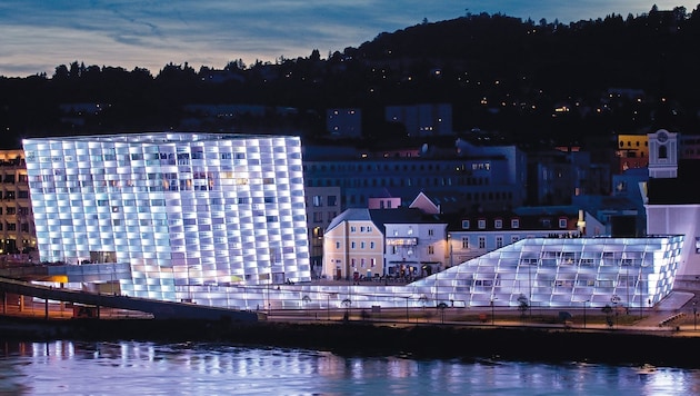 The Ars Electronica Center is also known as the "Museum of the Future" (Bild: Nicolas Ferrando, Lois Lammerhuber)