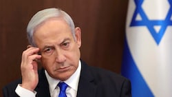Der israelische Ministerpräsident Benjamin Netanyahu kündigte an, sich von der „empörenden Drohung“ nicht einschüchtern zu lassen.  (Bild: AP)