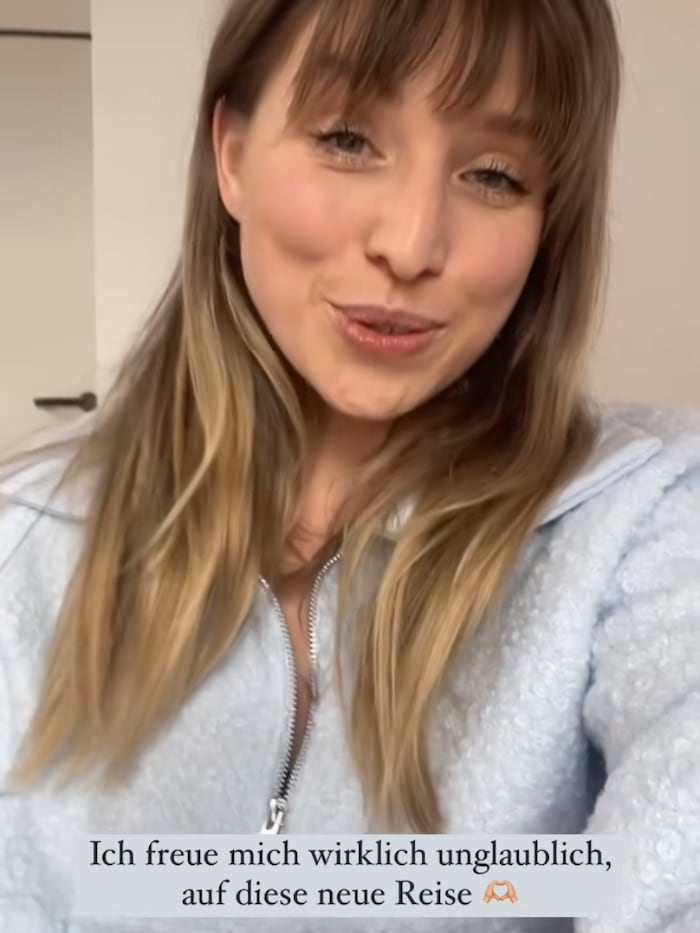 The influencer "opens her heart" to her fans and shares her thoughts on social media.