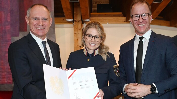 Susanne Moll (M.) wurde mit 1. Jänner 2024 zur neuen Kommandantin der Polizeiinspektion Lech ...