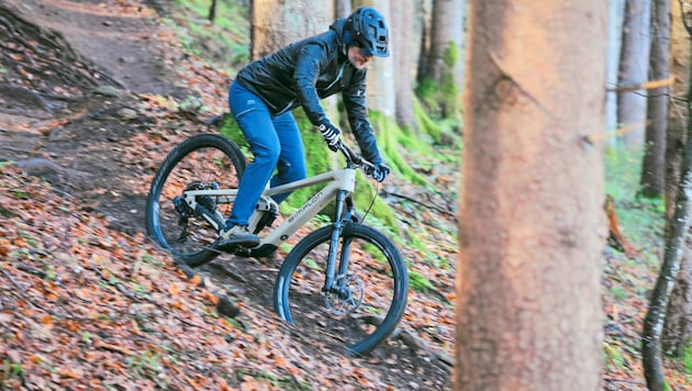 Das Simplon Rapcon PMAX TQ fährt sich dank des kleinen Antriebs wie ein normales Mountainbike. (Bild: Hannes Wallner)