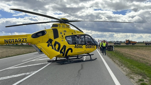 A 56-year-old woman was seriously injured in the crossing accident in Mörschwang (Bild: Pressefoto Scharinger © Daniel Scharinger)