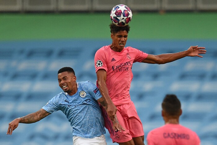 Auch gegen Manchester City spielte Varane mit einer Gehirnerschütterung.