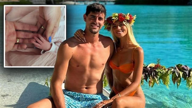 Thibaut Courtois und Mishel Gerzig sind Eltern geworden. (Bild: Instagram/mishelgerzig)