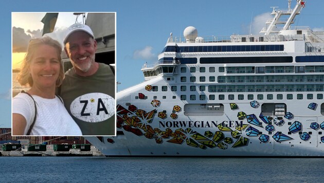 Norwegian Cruise Line is committed to punctuality - as vacationers Jill and Jay Campbell experienced first-hand. (Bild: 2021 Getty Images (Archivbild), Jill und Jay Campbell)