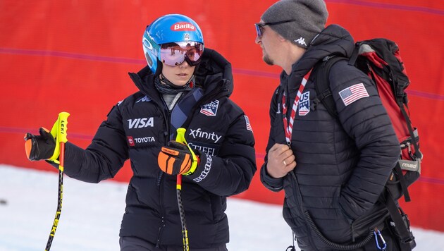 Mikaela Shiffrin (li.) und Mark Mitter gehen getrennte Wege. (Bild: GEPA pictures)