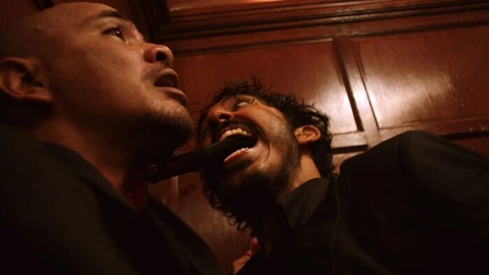 „Slumdog Millionaire“-Schauspieler Dev Patel in einer Rolle als indischer John Wick. 