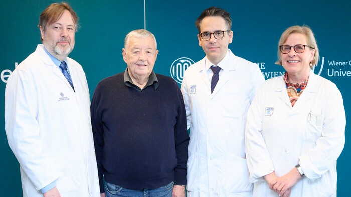 Andreas Zuckermann, Walter Weiss, Daniel Zimpfer und Edda Tschernko