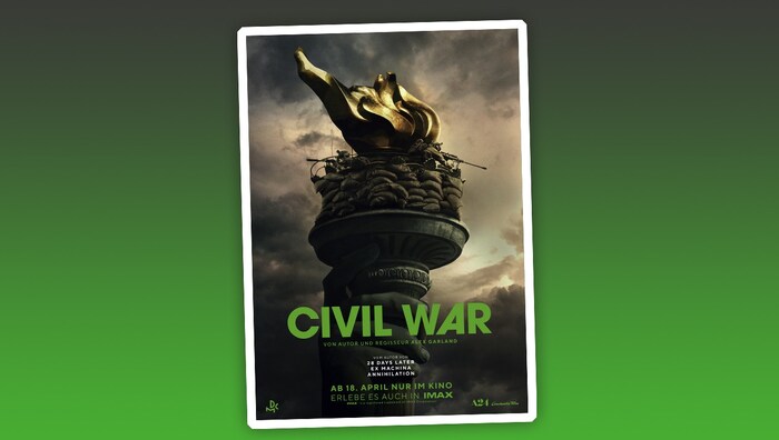 Gewinnen Sie Tickets für die Österreich-Premiere von „Civil War“ am 16. April in den Wiener ...