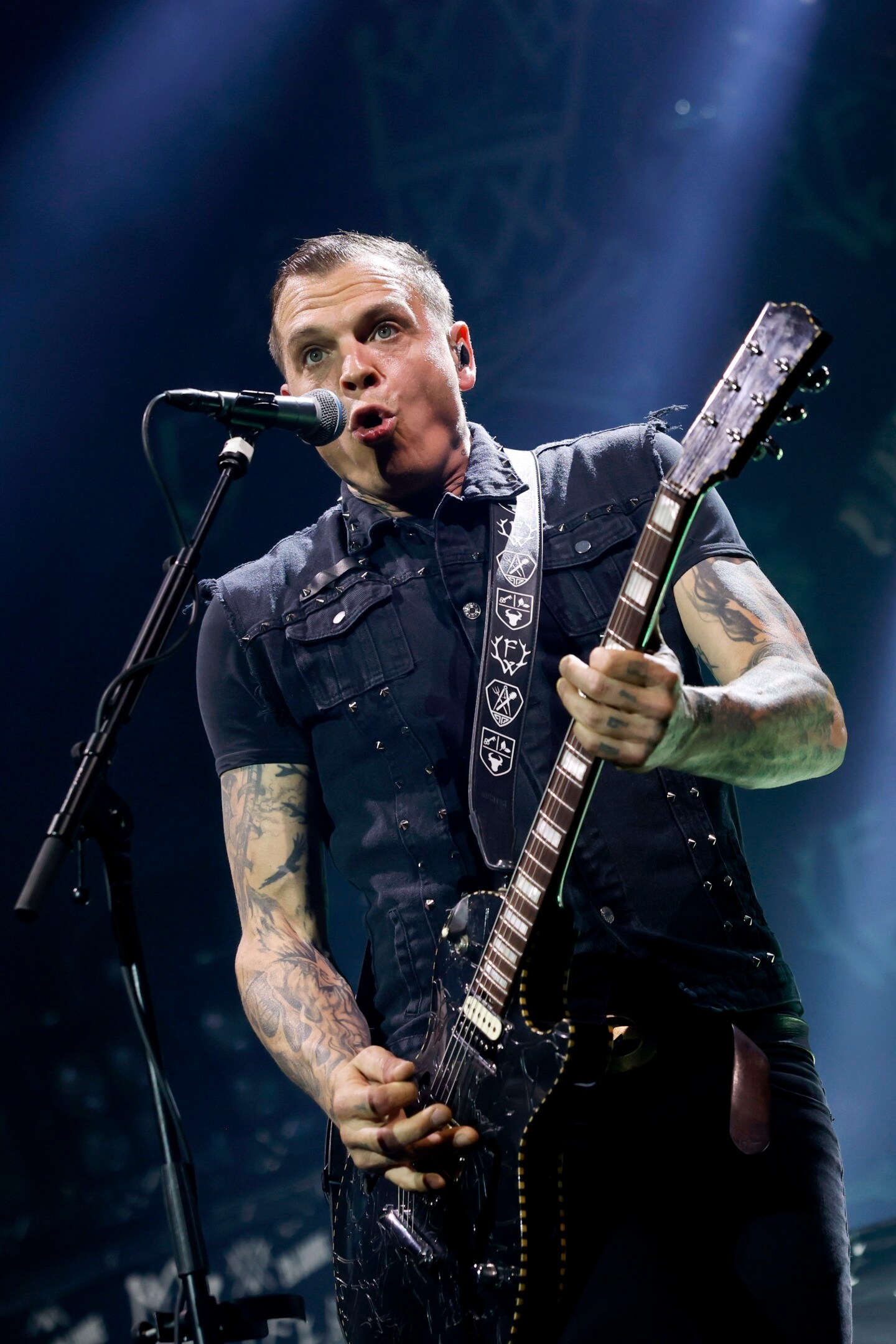 Philipp Burger at a Frei.Wild gig in Cologne in May 2023 (Bild: Panama Pictures / Action Press / picturedesk.com)