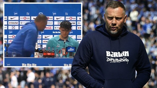 Pal Dardai left the press room.