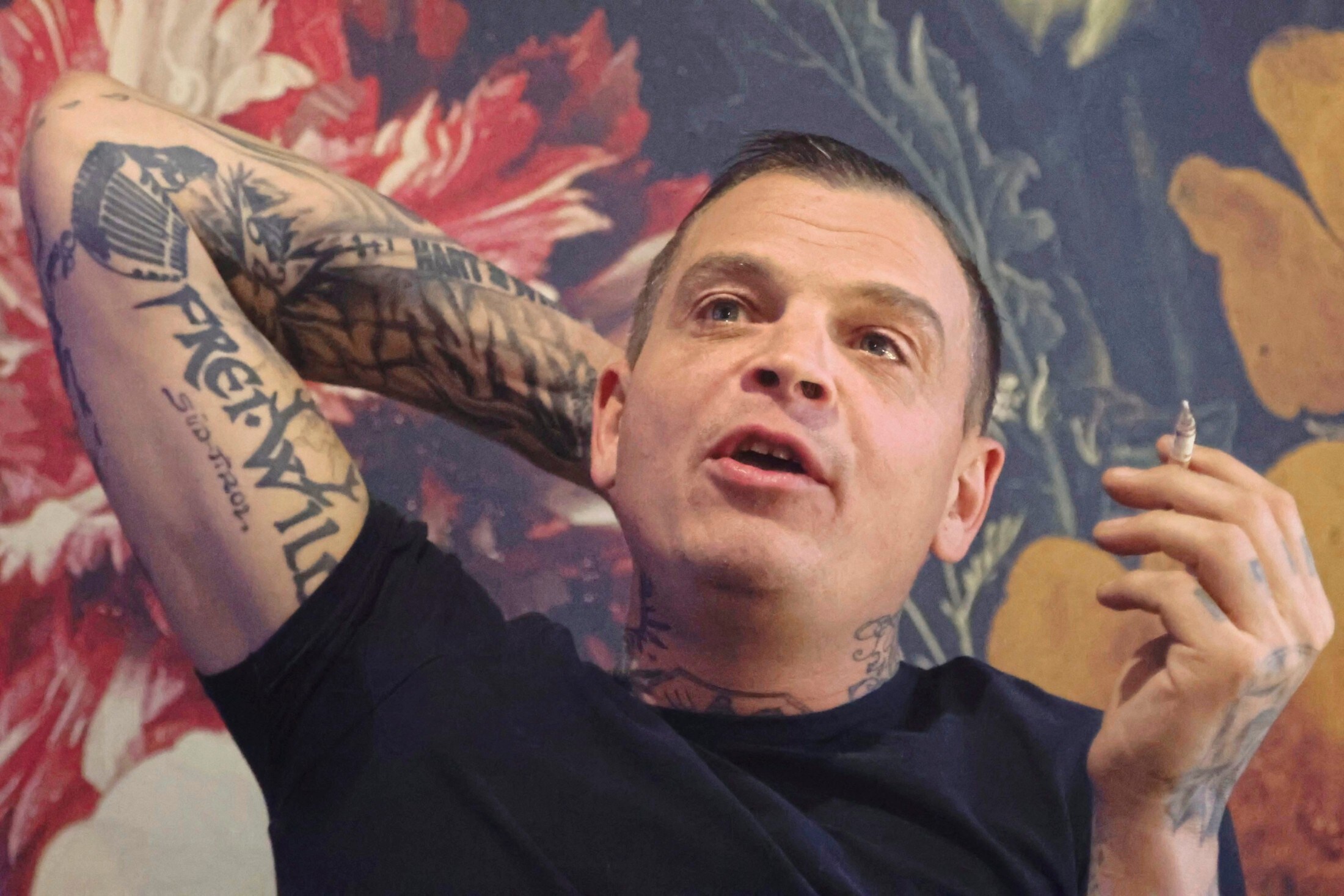 Totally relaxed: Philipp Burger at the Krone+ local inspection in Brixen (Bild: Johanna Birbaumer)