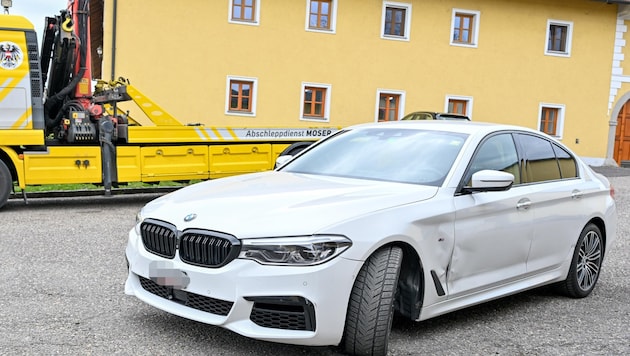 Der Besitzer des weißen BMW darf sich seinen vorläufig beschlagnahmten Wagen am Donnerstag abholen. (Bild: Dostal Harald)