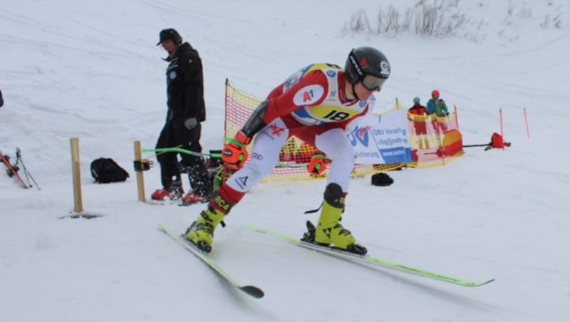 Raphael Haaser fuhr Tagesbeszeit. (Bild: Peter Weihs/Kronenzeitung)