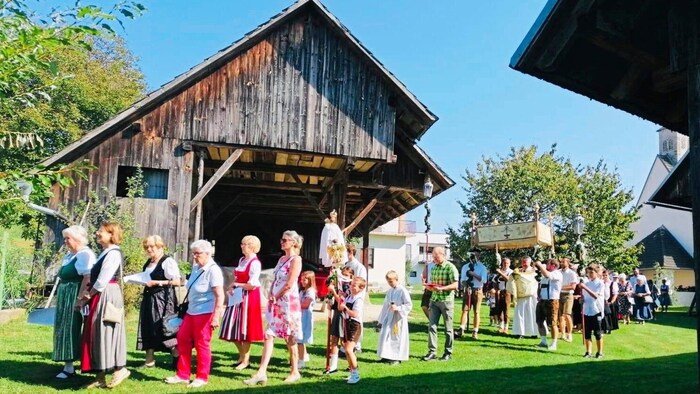 The whole village gets involved in the festivals