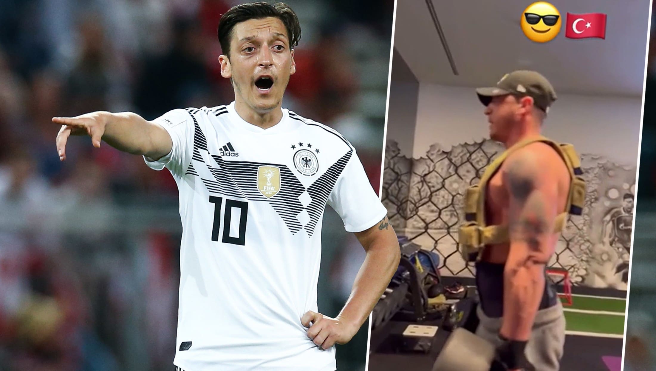 Neues Fitness-Video - Mit XXL-Hanteln: Özil lässt die Muskeln spielen ...