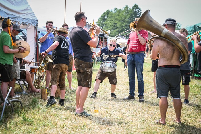 At the Woodstock of brass music there will be music at every corner.