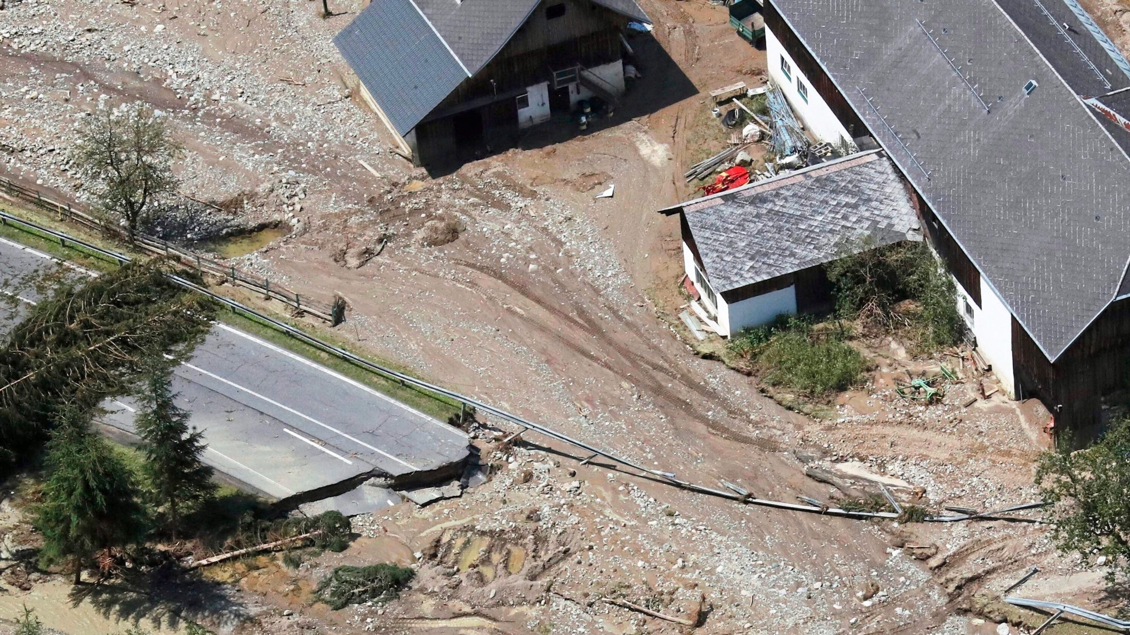 The storms in Arriach caused extensive damage. (Bild: GERD EGGENBERGER)