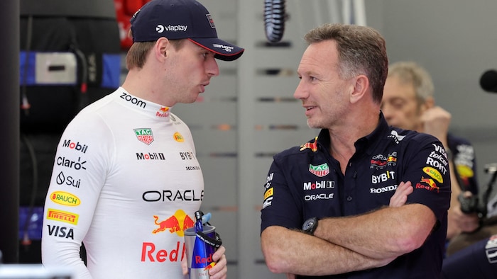 Das Verhältnis zwischen Max Verstappen (links) und Teamchef Christian Horner soll angespannt sein.