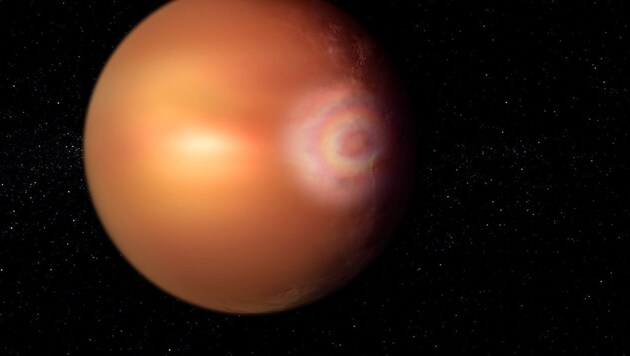 Ein Forscherteam hat höchstwahrscheinlich zum ersten Mal ein optisches Phänomen namens „Glorienschein“ (das Bild zeigt eine künstlerische Illustration) auf einem Exoplaneten beobachtet. (Bild: ESA)