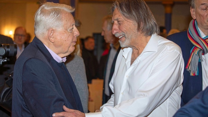 Aus der Geschichte lernen: Blecha im Gespräch mit Alt-Kanzler Franz Vranitzky.