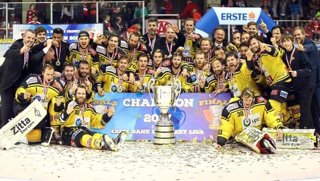 In 2017, the Capitals won the championship title with Franz Kalla as manager. (Bild: GEPA pictures)