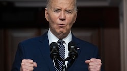 US-Präsident Joe Biden will die Konfliktparteien zu einer Feuerpause überreden. (Bild: APA/AFP/Jim WATSON)