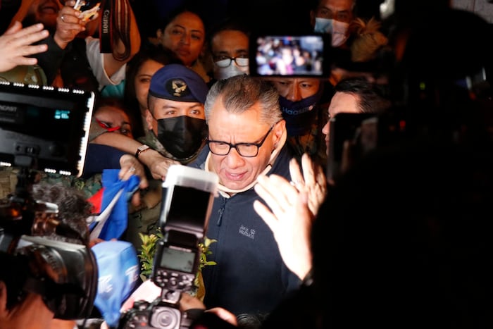 Jorge Glas verbüßte bereits eine mehrjährige Haftstrafe wegen Annahme von Bestechungsgeldern und ...