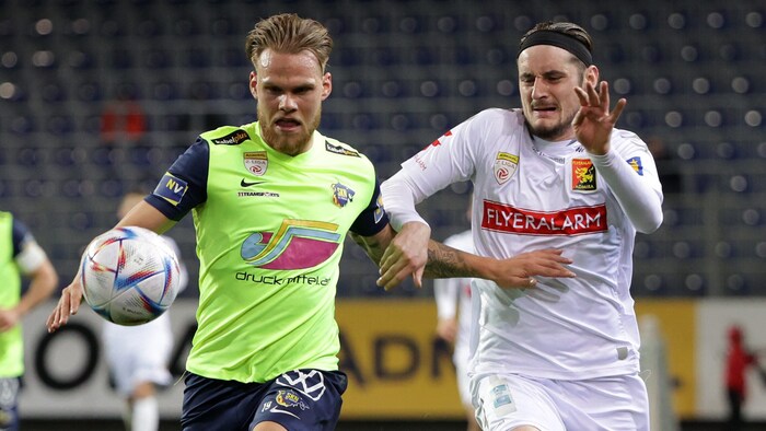 Bei der Admira lief es für Krienzer (re.) nicht nach Wunsch.