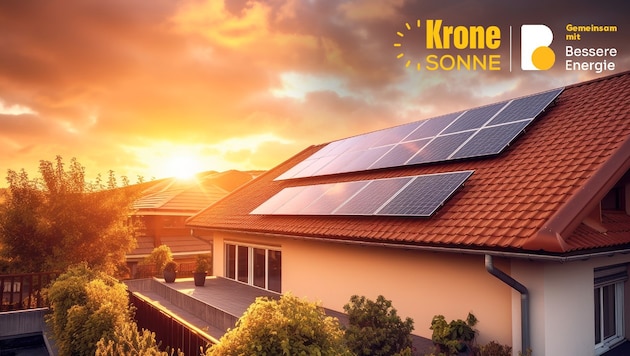 Die Nachfrage nach einer PV-Anlage in Kombination mit einem Stromspeicher ist ungebremst hoch. (Bild: stock.adobe.com, Krone KREATIV,)