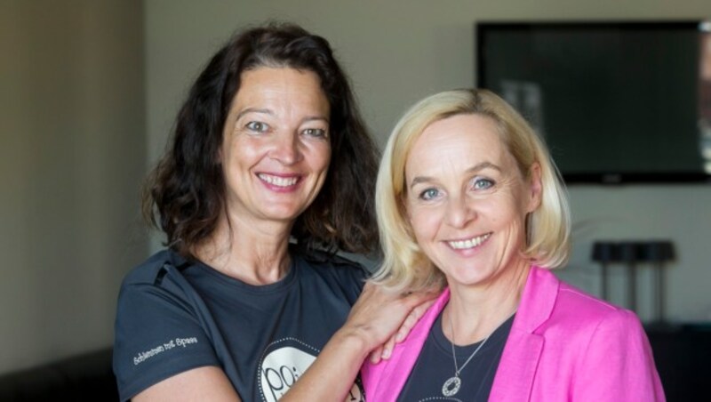 Andrea Petermann und Heike Montiperle bilden seit fast 20 Jahren ein tolles Gespann. (Bild: Mathis Fotografie)