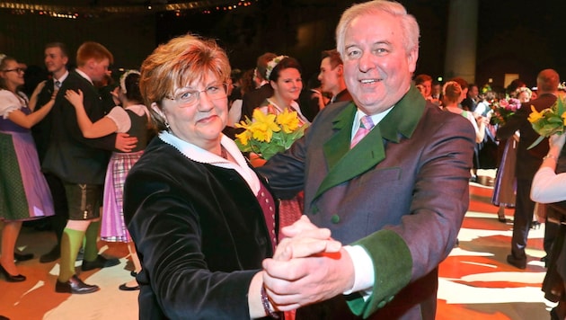 Hermann Schützenhöfer mit Frau Marianne (Bild: sepp pail)