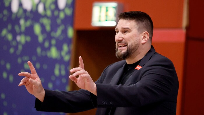 For Horst Leitner, all that mattered was victory and thus a place in the quarter-finals.