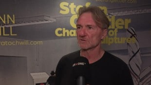 Andi Ogris zu Gast bei der Bounce Fight Night. (Bild: Krone.tv)