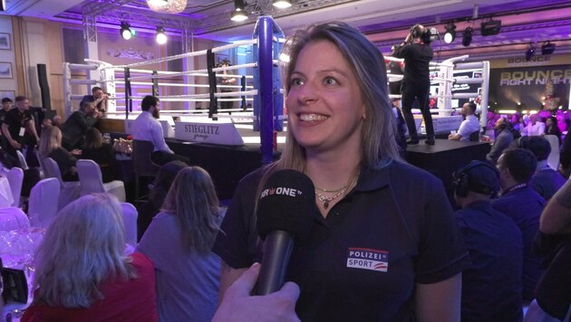Katrin Beierl in an interview with krone.at (Bild: Krone.tv)