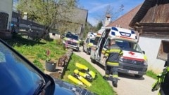 Nach Kristendorf bei Sittersdorf rückten Sonntagnachmittag fünf Feuerwehren zu einem Brand aus.