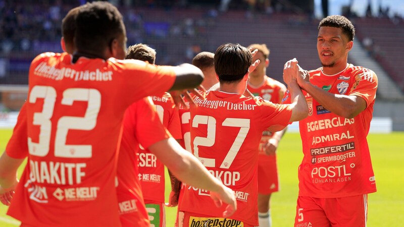 Erneut ging Hartberg in Führung. (Bild: GEPA pictures)