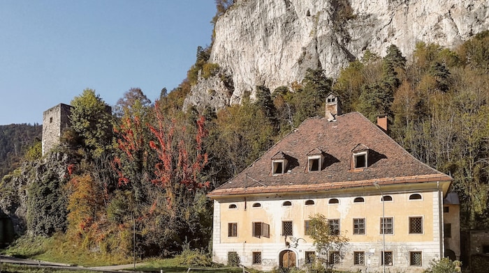 Gasthof Pichler: Das zwischen dem 13. und 15. Jahrhundert errichtete Haus in Federaun bei ...
