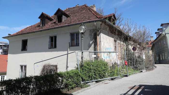Ratsch-Thresl-Haus: In diesem Haus in Klagenfurt lebte Theresia Kuttnig (1841- 1912), ein als ...