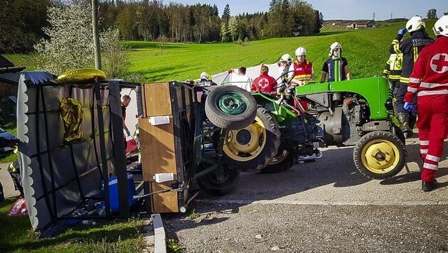 14 Jahre lang war die Traktor-Roas unfallfrei unterwegs, nun gab’s einen fatalen Fahrfehler.