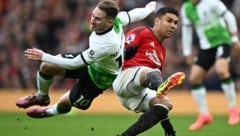 Der FC Liverpool und ManUnited trennen sich 2:2. (Bild: APA/AFP/Paul ELLIS)