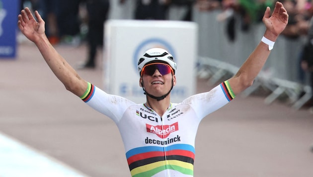 Mathieu Van Der Poel (Bild: APA/AFP/FRANCOIS LO PRESTI)
