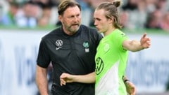 VfL-Trainer Ralph Hasenhüttl (li.) mit ÖFB-Legionär Patrick Wimmer (Bild: GEPA pictures)