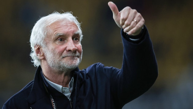 Rudi Völler will retire as DFB sports director after the 2026 World Cup. (Bild: APA/AFP/Ronny Hartmann)