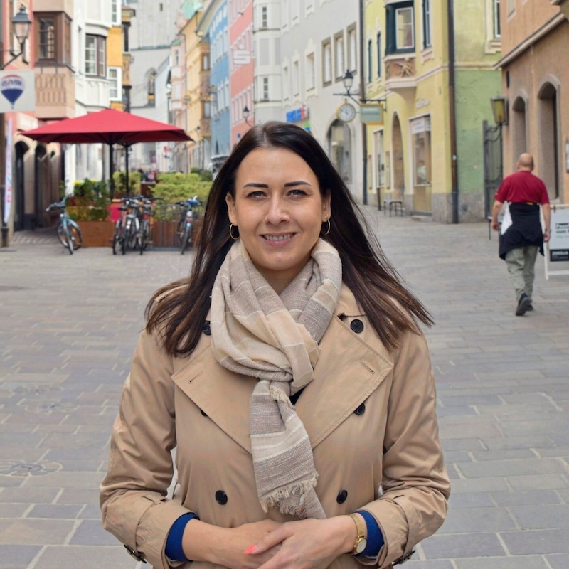 Bürgermeisterin Victoria Weber im Herzen der Stadt. (Bild: Manuel Schwaiger)