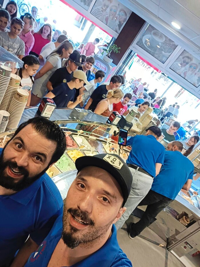 Der Portugiese Luis Marques betreibt eine Eisdiele in der Italienerstraße in Villach. Die Kunden ...