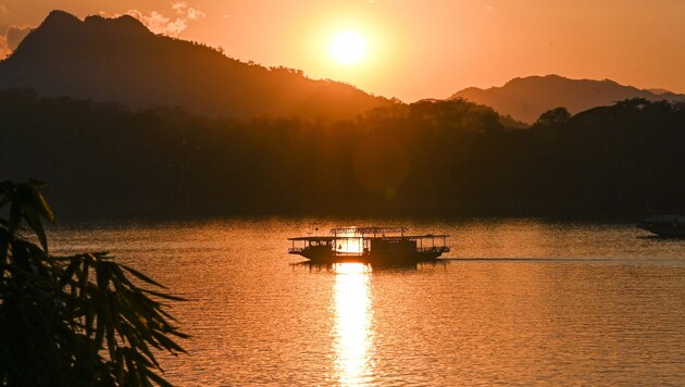 A Mekong, Délkelet-Ázsia éltető vonala és a világ egyik leghosszabb folyója... (Bild: AFP)