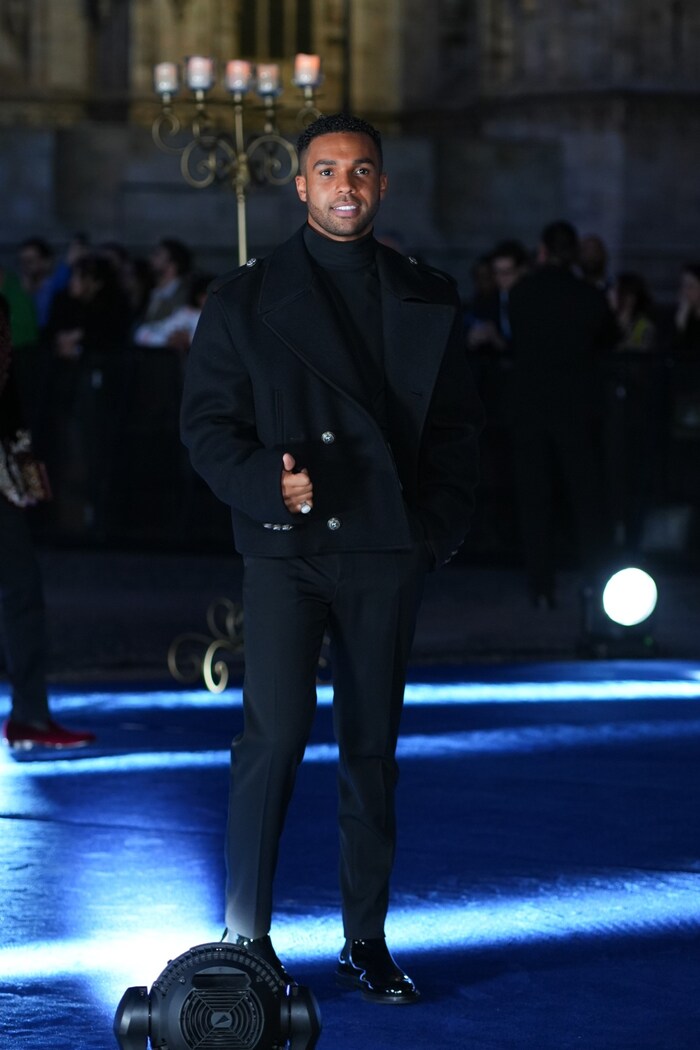 Auch Shakiras neuer Freund besuchte das Dolce-&-Gabbana-Event.